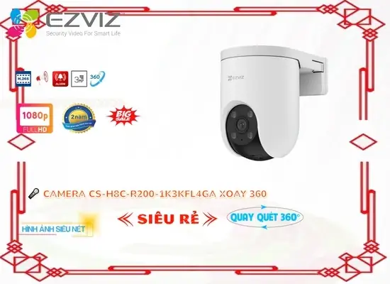 Camera CS-H8c-R200-1K3KFL4GA Wifi