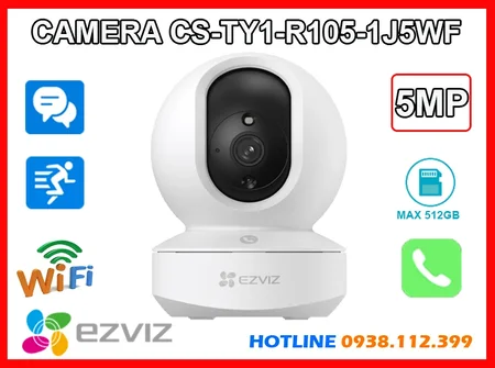 Lắp đặt camera Camera WIFI Ezviz CS-TY1-R105-1J5WF