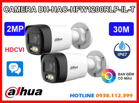 Lắp đặt camera DH-HAC-HFW1200RLP-IL-T Camera Dahua (2MP)