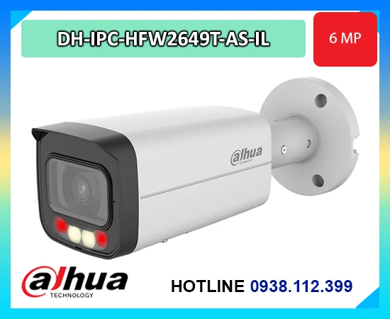 camera Dahua DH-IPC-HFW2649T-AS-IL, camera IP Dahua 6MP, camera Smart Dual Light Dahua, camera WizSense Dahua, camera IP AN THÀNH PHÁT