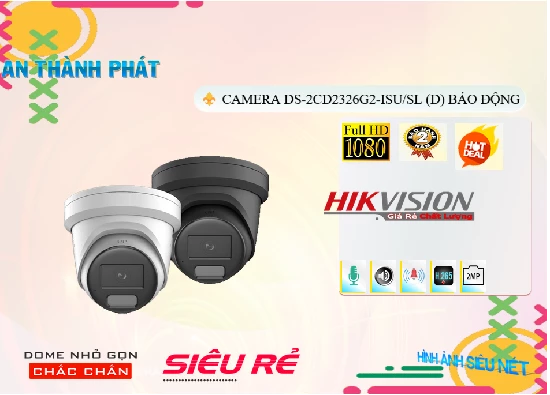 Lắp đặt camera Camera DS-2CD2326G2-ISU/SL(D) Hikvision