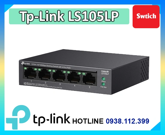 Lắp đặt camera Swtich TP-Link PoE LS105LP