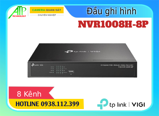 Lắp đặt camera Đầu Ghi 8 kênh IP VIGI NVR1008H-8P
