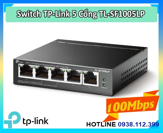 Lắp đặt camera Switch TP-Link TL-SF1005LP