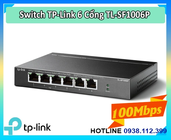 Lắp đặt camera Switch TP-Link TL-SF1006P