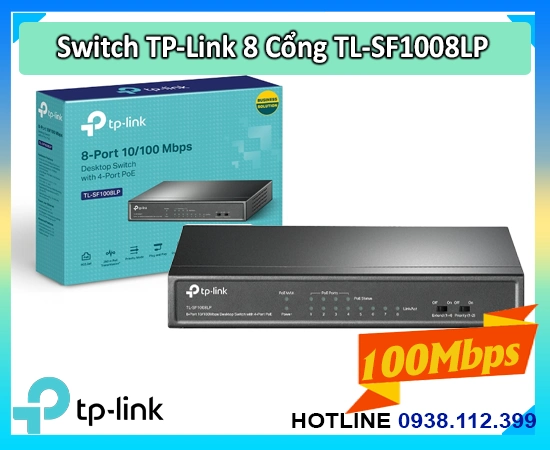 Lắp đặt camera Switch TP-Link TL-SF1008LP