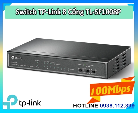 Lắp đặt camera Switch TP-Link TL-SF1008P