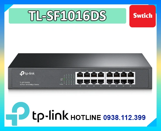 Lắp đặt camera Switch TP-Link 16 Cổng TL-SF1016DS