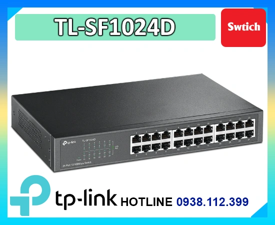 Lắp đặt camera Switch TP-Link TL-SF1024D 24 Cổng