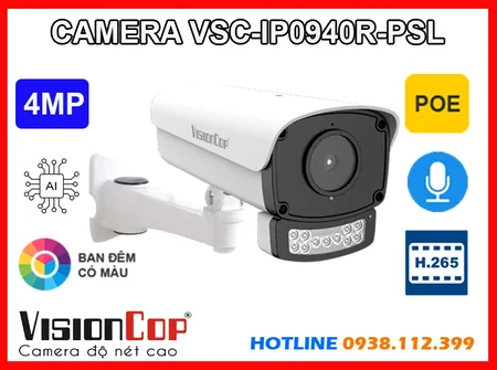 Lắp đặt camera Camera VISIONCOP VSC-IP0940R-PSL (4MP)