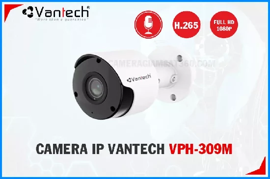 lắp camera quan sát IP VPH-309M giá rẻ tiết kiệm đem lại giải pháp an ninh tối ưu với chất lượng hình ảnh Full HD 1080P hỗ trợ xem qua điện thoại máy tính dễ dàng