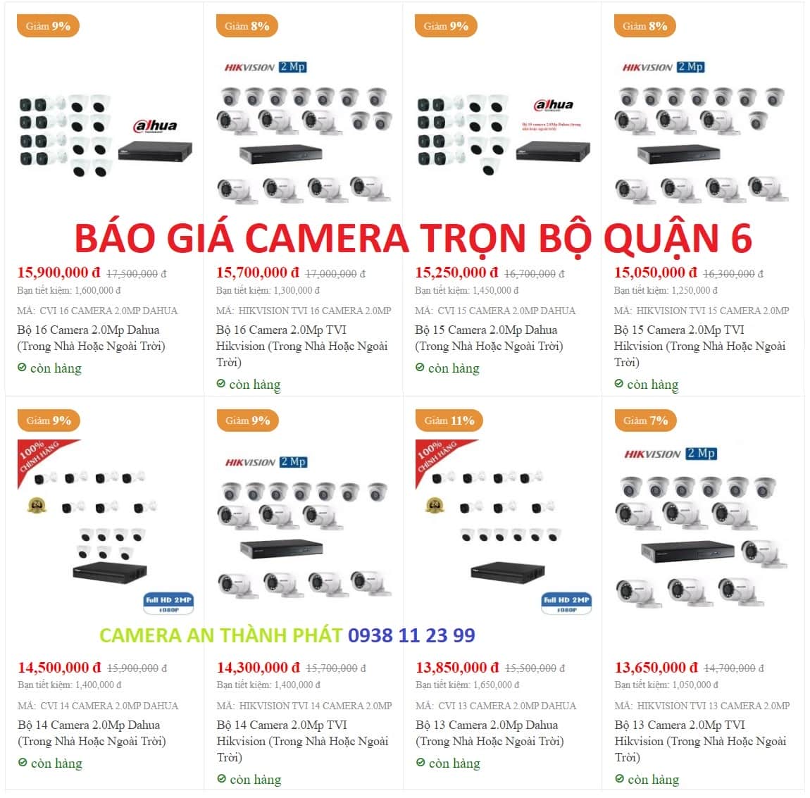 lắp camera quận 6 toàn bộ hệ thống