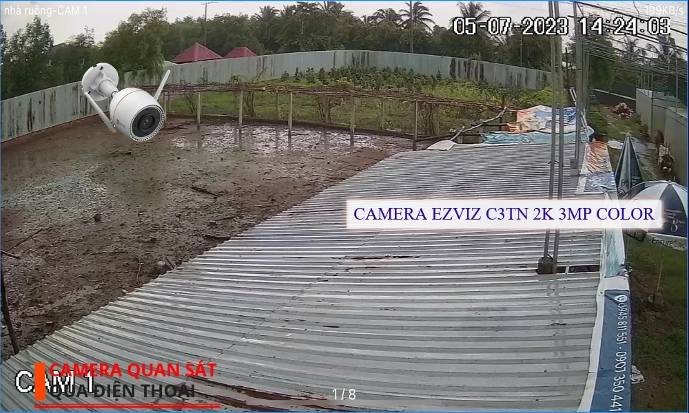 Camera Wifi Ezviz C3TN 2K 3MP Color Tiết Kiệm Camera Wifi Ezviz C3TN 2K 3MP Color Tiết Kiệm