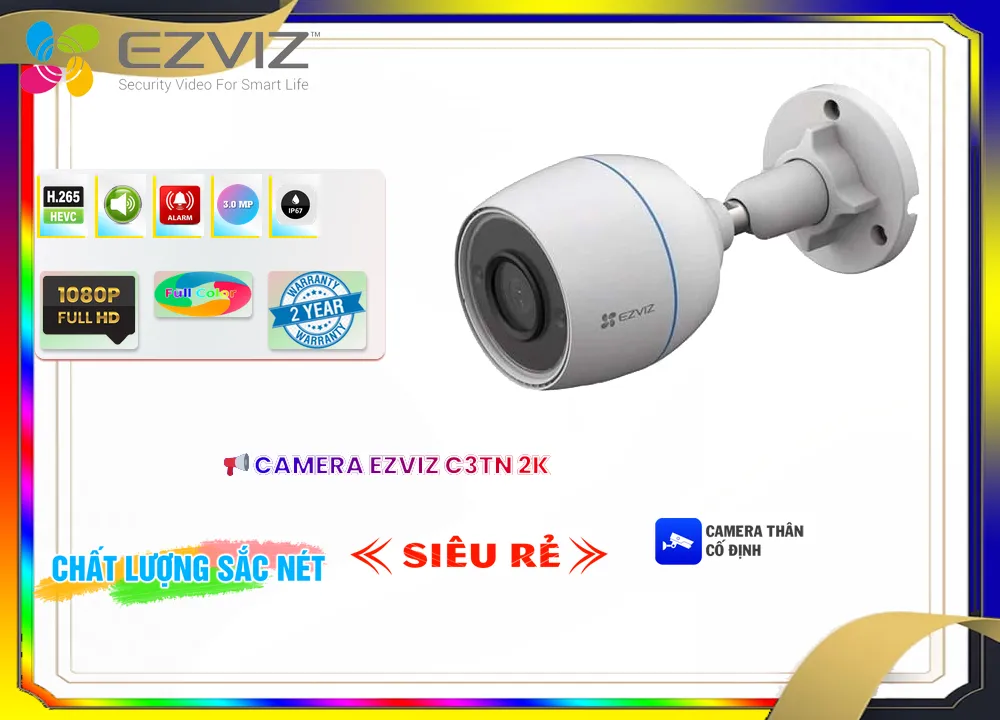 C3TN-2K sắc nét Wifi Ezviz