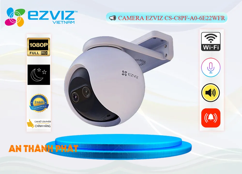 giới thiệu camera Ezviz CS-C8PF-A0-6E22WFR