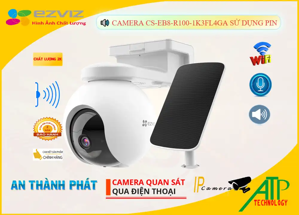 CS-EB8-R100-1K3FL4GA sắc nét Wifi Ezviz ➠ CS-EB8-R100-1K3FL4GA sắc nét Wifi Ezviz ➠
