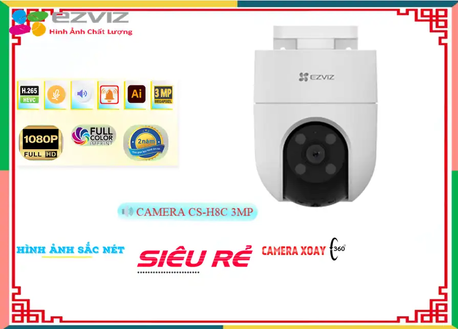 CS-H8C 2K 3MP Camera Wifi Ezviz Thiết kế Đẹp,thông số CS-H8C 2K 3MP,CS H8C 2K 3MP,chức năng CS-H8C 2K 3MP 3.0 MP Độ Phân giải Ultra 2k lite , Camera Giám Sát CS-H8C 2K 3MP Tốt nhất,CS-H8C 2K 3MP Chất Lượng,bán CS-H8C 2K 3MP,Giá giá sỉ CS-H8C 2K 3MP,phân phối CS-H8C 2K 3MP,CS-H8C 2K 3MP Bán Giá Rẻ,CS-H8C 2K 3MP Tiết kiệm,CS-H8C 2K 3MP giá hấp dẫn,Giá Bán CS-H8C 2K 3MP,Nơi Lắp CS-H8C 2K 3MP