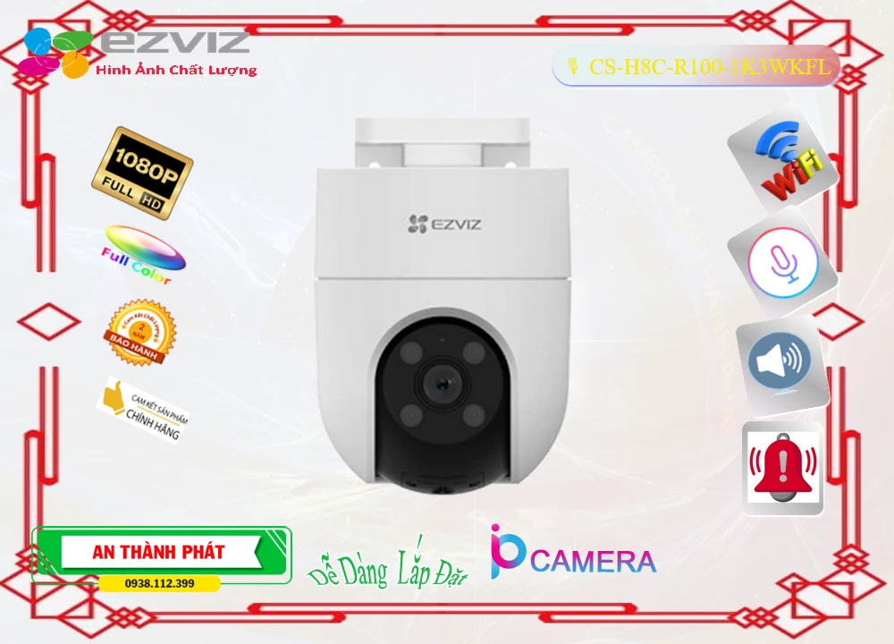 Camera CS-H8c-R100-1K3WKFL Ezviz Camera CS-H8c-R100-1K3WKFL Ezviz
