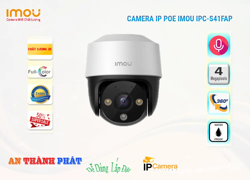 Camera IP POE Imou IPC-S41FAP,Thông số IPC-S41FAP,IPC-S41FAP Mới nhất,IPC-S41FAP Công Nghệ IP  Bán Sỉ, Thiết Bị Camera IPC S41FAP,IPC-S41FAP Giá Thấp Nhất,Giá Bán IPC-S41FAP Ultra 2k 4.0 MP ,IPC-S41FAP Siêu rẻ,Phân phối rẻ IPC-S41FAP,Giá Phân Phối IPC-S41FAP,thông số IPC-S41FAP,IPC-S41FAP Giá rẻ nhất,IPC-S41FAP Giá Hãng,IPC-S41FAP Đang giảm giá