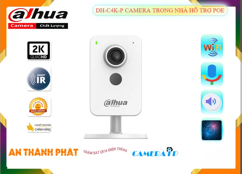 Camera Wifi Dahua DH-C4K-P 4MP 2K+ Hỗ Trợ POE,thông số Loại Camera Giá re DH-C4K-P,DH-C4K-P Tiết kiệm,công nghê DH-C4K-P Ultra 2k ,DH-C4K-P Chất lượng nhất,Giá Bán DH-C4K-P,DH-C4K-P Giá Thấp Nhất,DH-C4K-P Bán Lỗ,Nơi bán DH-C4K-P,sale DH-C4K-P,DH-C4K-P Chất lượng nhất