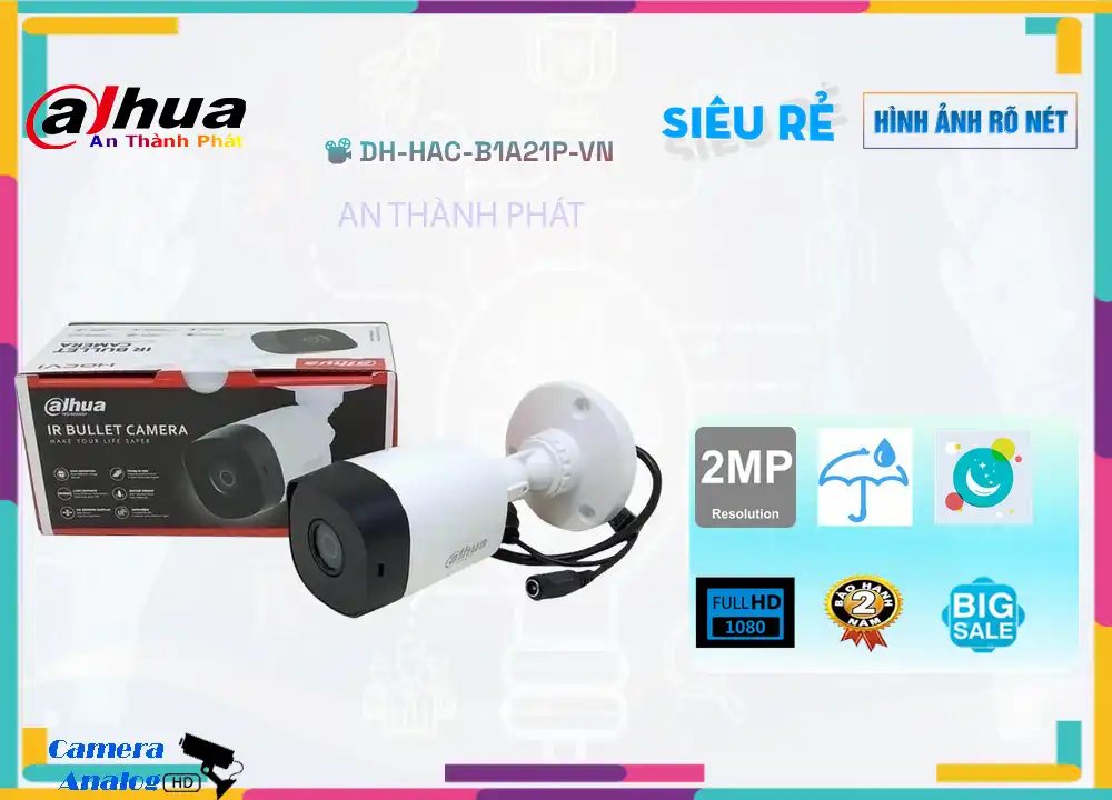 ➠ DH-HAC-B1A21P-VN sắc nét Dahua ➠ DH-HAC-B1A21P-VN sắc nét Dahua