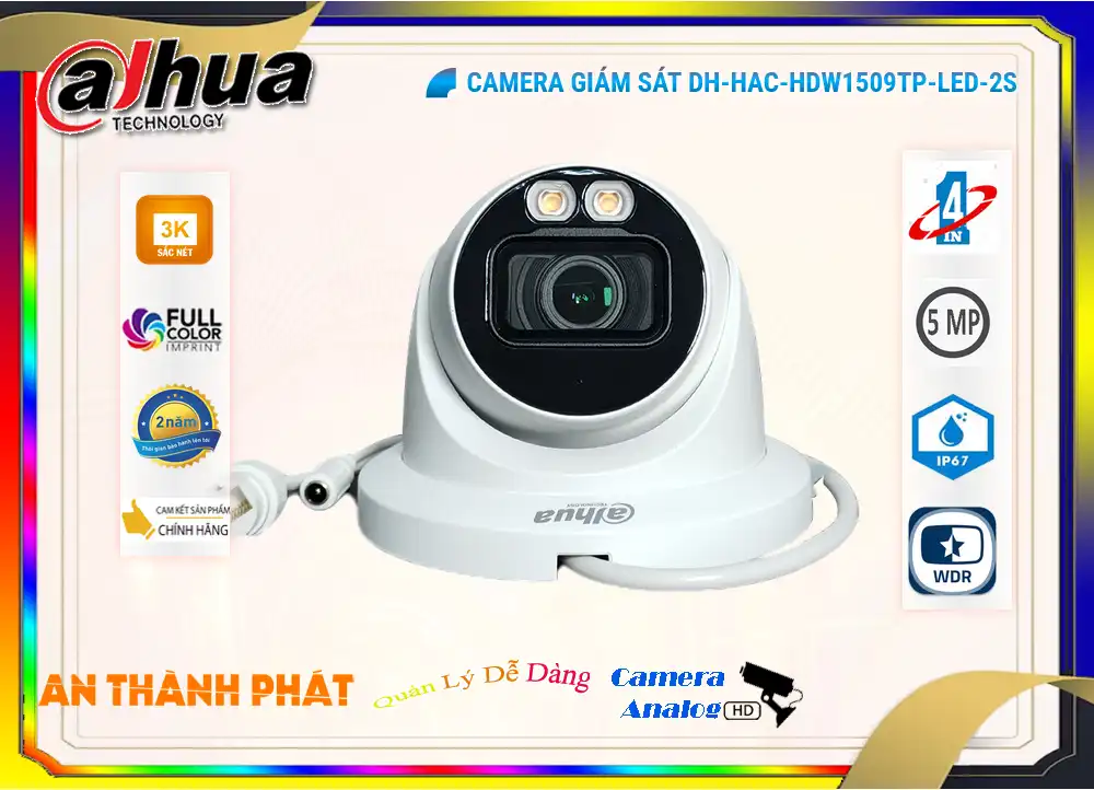 DH-HAC-HDW1509TP-LED-2S sắc nét Dahua