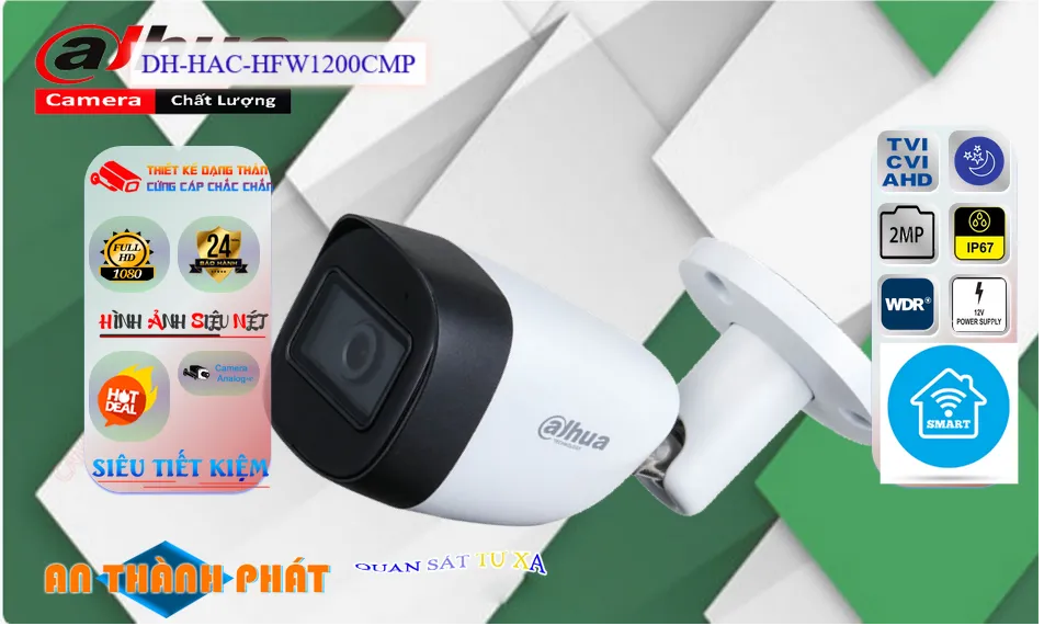 DH-HAC-HFW1200CMP sắc nét Dahua