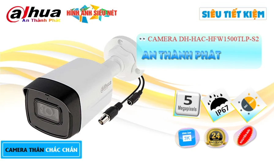 DH-HAC-HFW1500TLP-S2 sắc nét Dahua DH-HAC-HFW1500TLP-S2 sắc nét Dahua