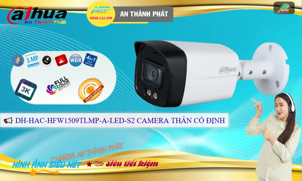 DH-HAC-HFW1509TLMP-A-LED-S2 sắc nét Dahua