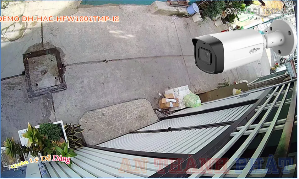 DH-HAC-HFW1801TMP-I8 sắc nét Dahua