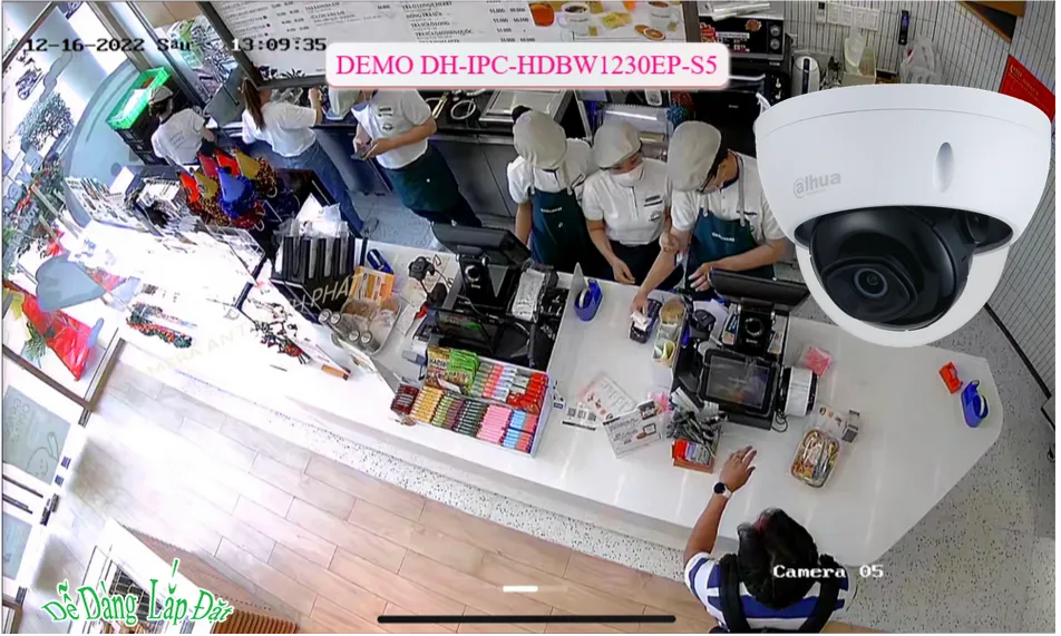 Camera An Ninh Dahua DH-IPC-HDBW1230EP-S5 Thiết kế Đẹp Camera An Ninh Dahua DH-IPC-HDBW1230EP-S5 Thiết kế Đẹp