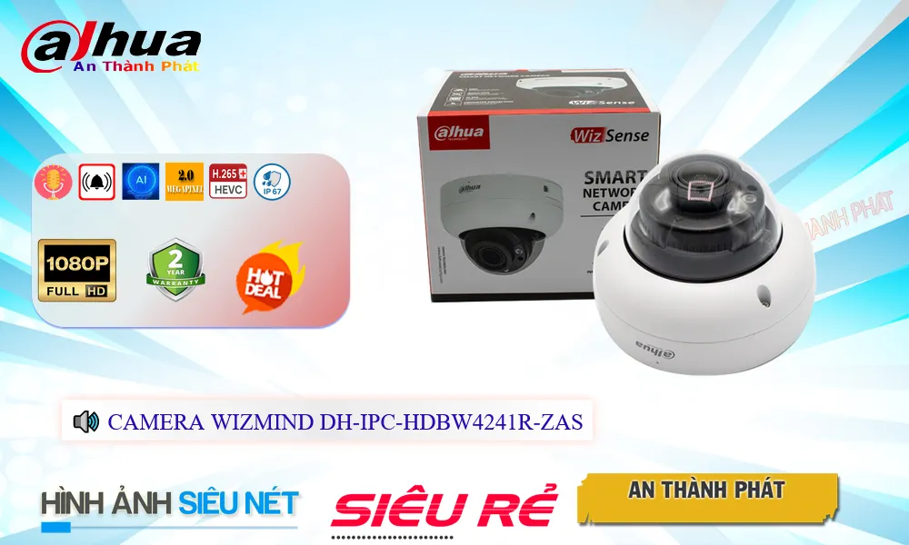 Camera Báo Động DH-IPC-HDBW4241R-ZAS Camera Báo Động DH-IPC-HDBW4241R-ZAS