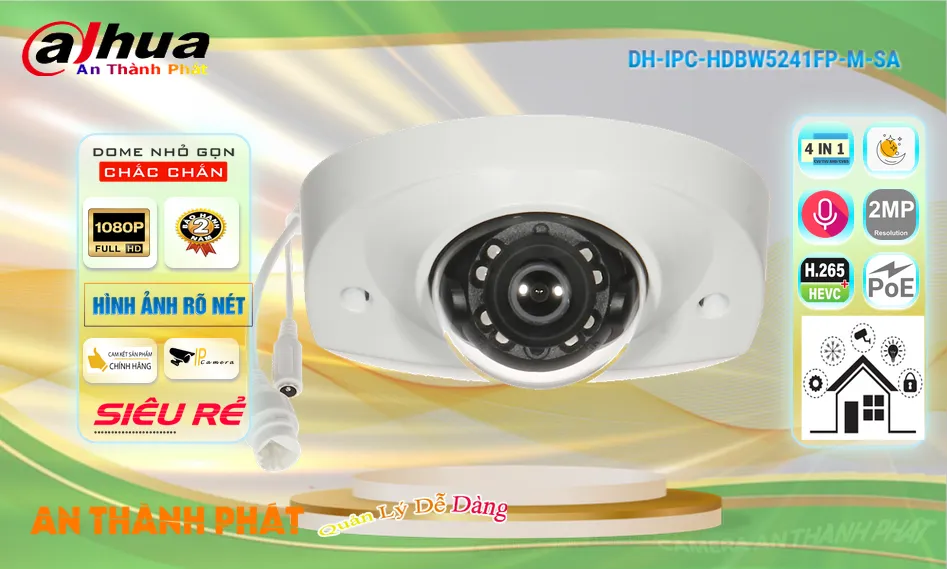 Camera DH-IPC-HDBW5241FP-M-SA Camera DH-IPC-HDBW5241FP-M-SA