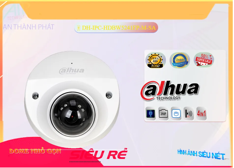 Camera DH-IPC-HDBW5241FP-M-SA Camera DH-IPC-HDBW5241FP-M-SA