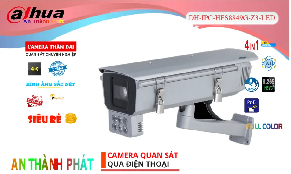 Camera DH-IPC-HFS8849G-Z3-LED Dahua Camera DH-IPC-HFS8849G-Z3-LED Dahua