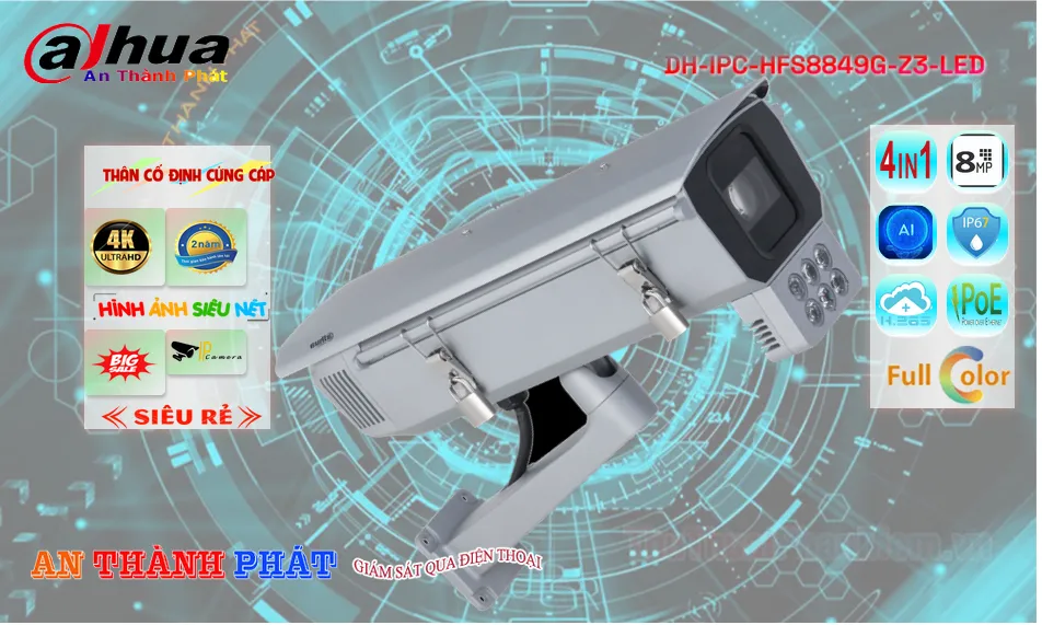 Camera DH-IPC-HFS8849G-Z3-LED Dahua Camera DH-IPC-HFS8849G-Z3-LED Dahua
