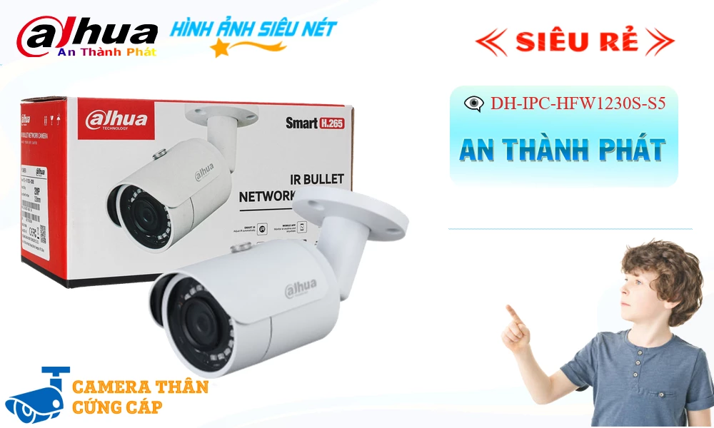 DH-IPC-HFW1230S-S5 sắc nét Dahua DH-IPC-HFW1230S-S5 sắc nét Dahua