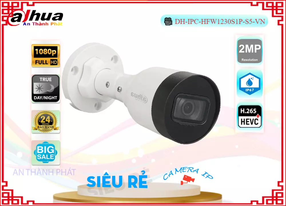 DH IPC HFW1230S1P S5 VN,Camera IP Dahua DH-IPC-HFW1230S1P-S5-VN,DH-IPC-HFW1230S1P-S5-VN Tiết kiệm,DH-IPC-HFW1230S1P-S5-VN Ip POE sắc nét  giá mới nhất,DH-IPC-HFW1230S1P-S5-VN Chính hãng,Bán rẻ  Loại Camera an ninh DH-IPC-HFW1230S1P-S5-VN,DH-IPC-HFW1230S1P-S5-VN bán rẻ,DH-IPC-HFW1230S1P-S5-VN 2.0 megapixel FULL HD 1080P giá hấp dẫn,Giá Bán DH-IPC-HFW1230S1P-S5-VN,Nơi Lắp DH-IPC-HFW1230S1P-S5-VN,thông số DH-IPC-HFW1230S1P-S5-VN,tuổi thọ DH-IPC-HFW1230S1P-S5-VN,DH-IPC-HFW1230S1P-S5-VN sale mạnh,DH-IPC-HFW1230S1P-S5-VN Giá chiết khấu