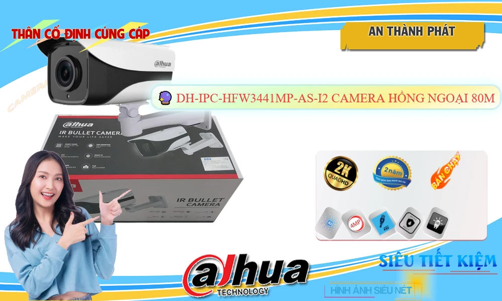 ➠ DH-IPC-HFW3441MP-AS-I2 sắc nét Dahua ➠ DH-IPC-HFW3441MP-AS-I2 sắc nét Dahua