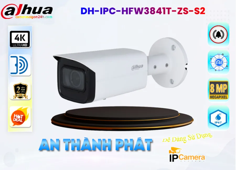 Camera IP Dahua Thân DH-IPC-HFW3841T-ZS-S2,DH-IPC-HFW3841T-ZS-S2 Mới nhấtDH-IPC-HFW3841T-ZS-S2 Siêu rẻ,DH IPC HFW3841T ZS S2,Giá Bán DH-IPC-HFW3841T-ZS-S2 8.0 MP Siêu sắc nét Ultra 4k với 8MP ,Nơi Lắp  Loại Camera Giá re DH-IPC-HFW3841T-ZS-S2,DH-IPC-HFW3841T-ZS-S2 Mới nhất,DH-IPC-HFW3841T-ZS-S2 Siêu rẻ,Giá Phân Phối ,phân phối DH-IPC-HFW3841T-ZS-S2