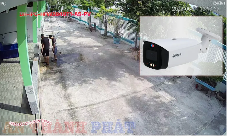 ➠  DH-IPC-HFW3849T1-AS-PV sắc nét Dahua