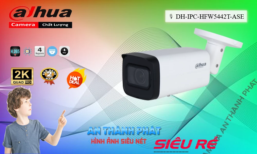 DH-IPC-HFW5442T-ASE sắc nét Dahua DH-IPC-HFW5442T-ASE sắc nét Dahua
