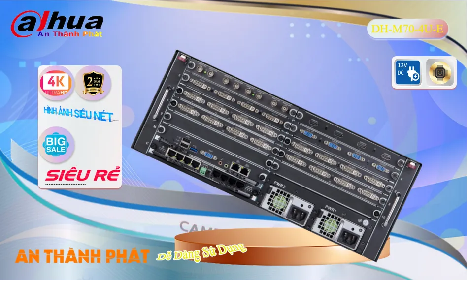 Trung tâm quản lý Dahua DH-M70-4U-E Trung tâm quản lý Dahua DH-M70-4U-E