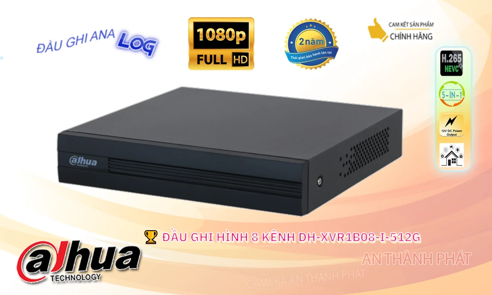 Đầu Ghi Dahua Chất Lượng DH-XVR1B08-I-512G Đầu Ghi Dahua Chất Lượng DH-XVR1B08-I-512G