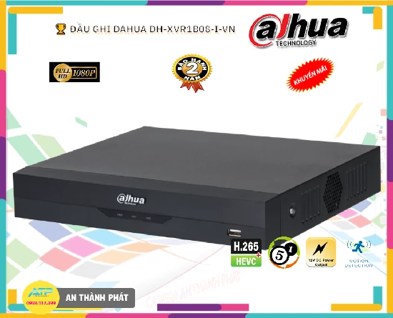 DH-XVR1B08-I-VN sắc nét KBvision DH-XVR1B08-I-VN sắc nét KBvision