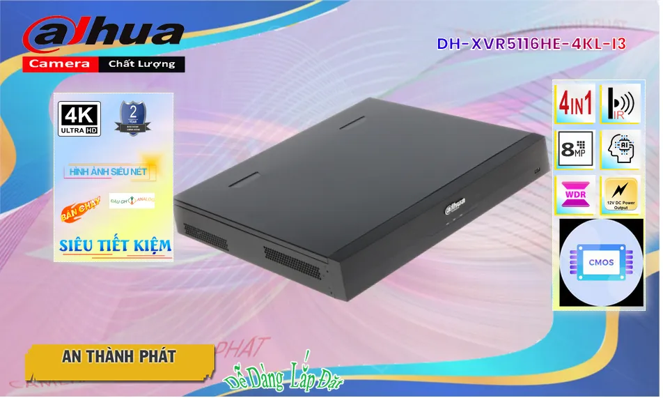 DH-XVR5116HE-4KL-I3 sắc nét Dahua ➠