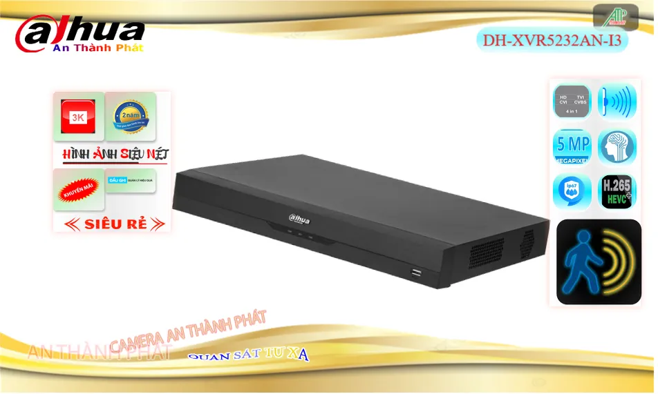 DH-XVR5232AN-I3 sắc nét Dahua DH-XVR5232AN-I3 sắc nét Dahua
