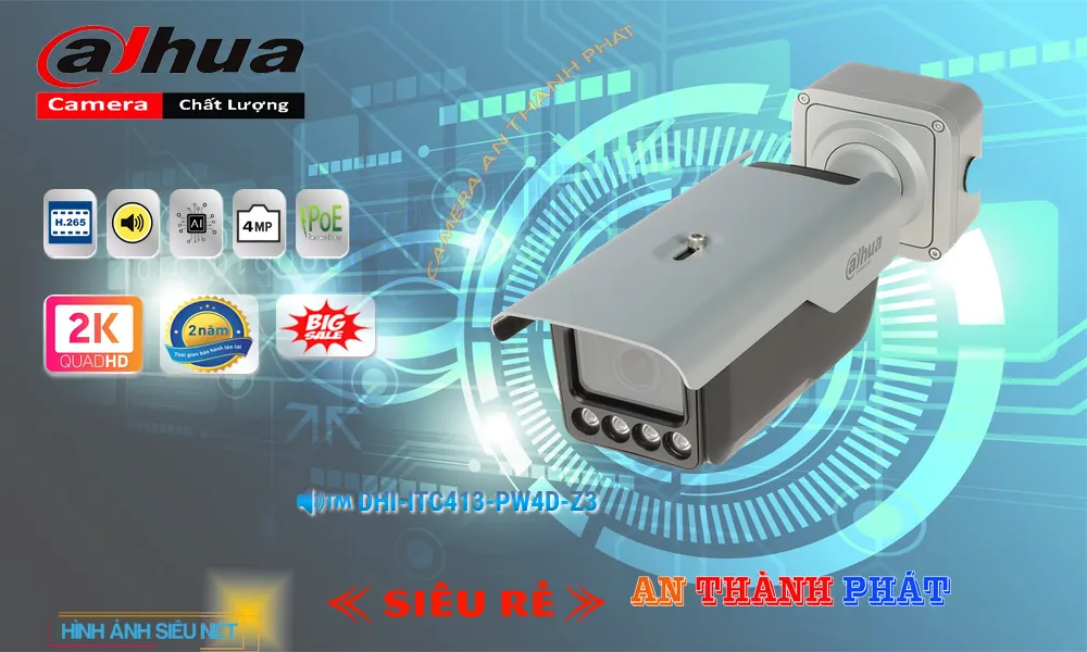 DHI-ITC413-PW4D-Z3 sắc nét Dahua ➠ DHI-ITC413-PW4D-Z3 sắc nét Dahua ➠