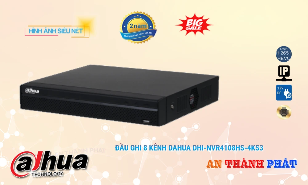 Đầu Ghi Dahua Chất Lượng DHI-NVR4108HS-4KS3 Đầu Ghi Dahua Chất Lượng DHI-NVR4108HS-4KS3