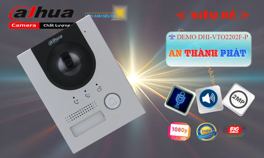 DHI-VTO2202F-P Dahua Tiết Kiệm DHI-VTO2202F-P Dahua Tiết Kiệm